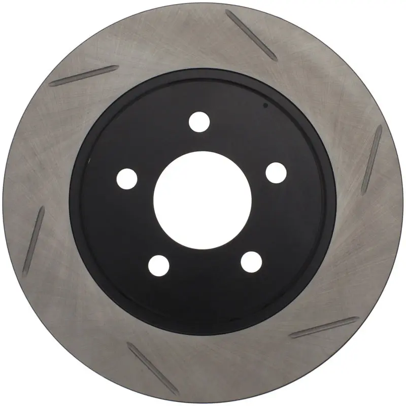 Stoptech Power Slot 05-10 Mustang V6/4.0L / Gt V8-4.6L Rear Right Slotted Rotor 2