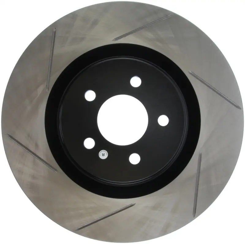 Stoptech Power Slot 07-10 Ford Mustang Shelby Front Right Slotted Rotor 2