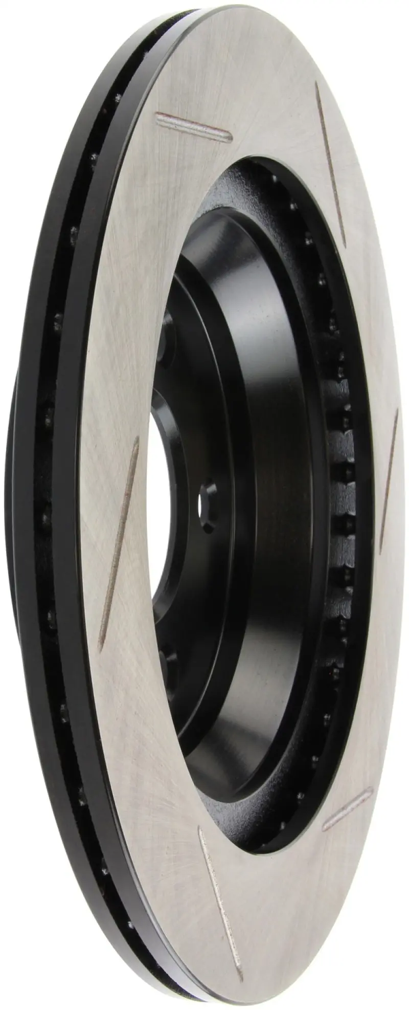 Stoptech Power Slot 94-04 Ford Mustang Rear Right Slotted Rotor 1