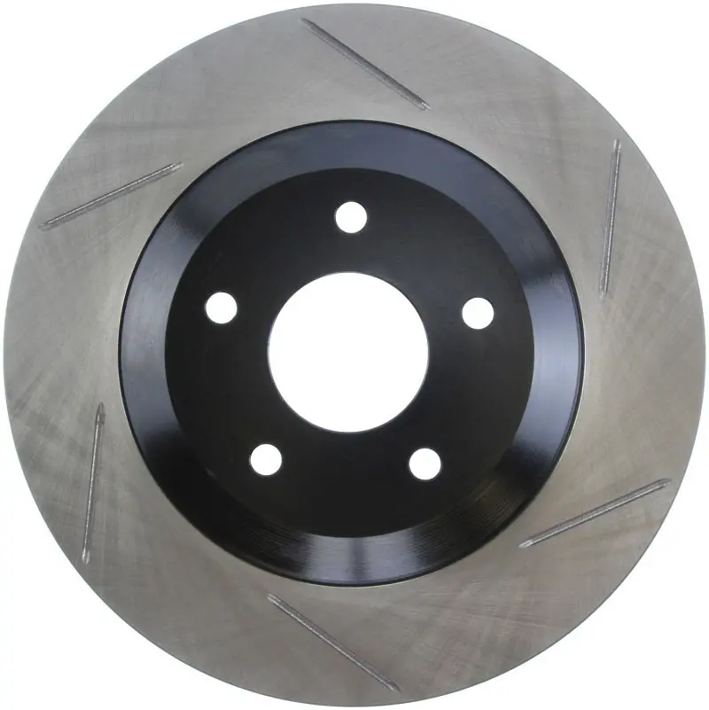 Stoptech Power Slot 97-04 Chevy Corvette / 04 & 08 Cadillac Xlr/Xlr-V Front Left Slotted Rotor 1