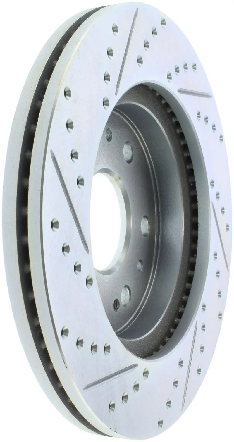 Stoptech Select Sport 07-11 Gm Silverado 1500 Slotted And Drilled Left Front Rotor 2