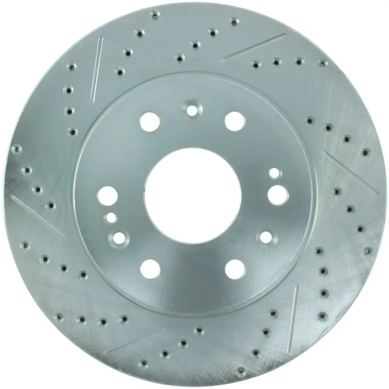 Stoptech Select Sport 07-11 Gm Silverado 1500 Slotted And Drilled Right Front Rotor 2