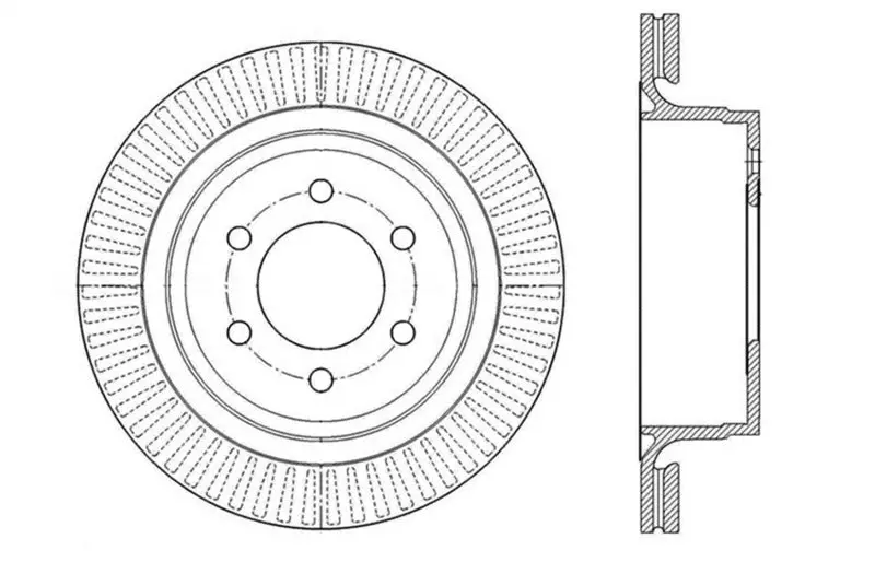 Stoptech Slotted & Drilled Sport Brake Rotor 1