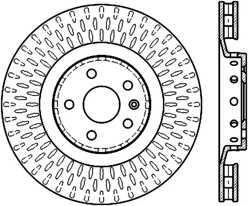 Stoptech Slotted Sport Brake Rotor 1