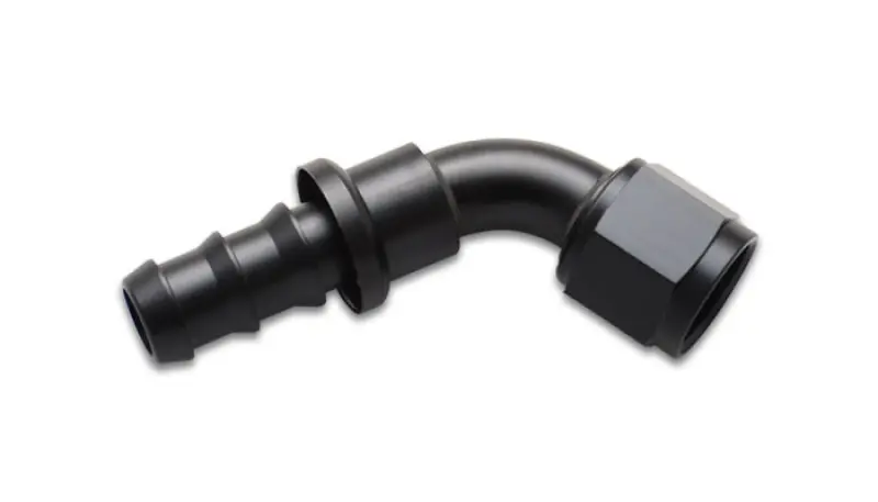 Vibrant Push-On 60 Degree Hose End Elbow Fitting Size -10An 1