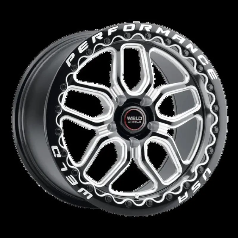 Weld 17X10 Laguna Beadlock 5X115 Et00 Bs 5.5 Gloss Black 78.1 1