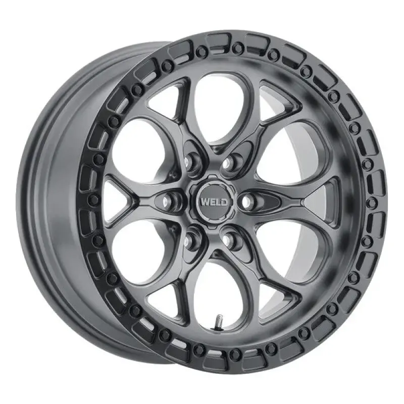 Weld 17X9 Ledge 6 6X135 Et-12 Bs 4.50 Satin Gun / Satin Blk Ring 87.1 1