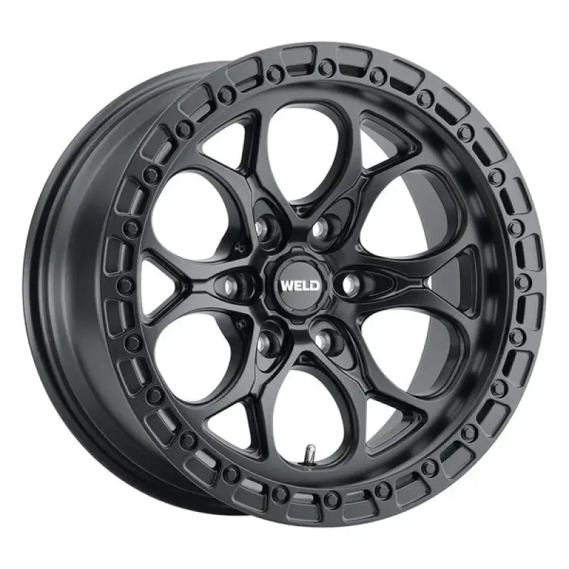 Weld 17X9 Ledge 6 6X135 Et00 Bs 5.00 Satin Blk / Satin Blk Ring 87.1 1