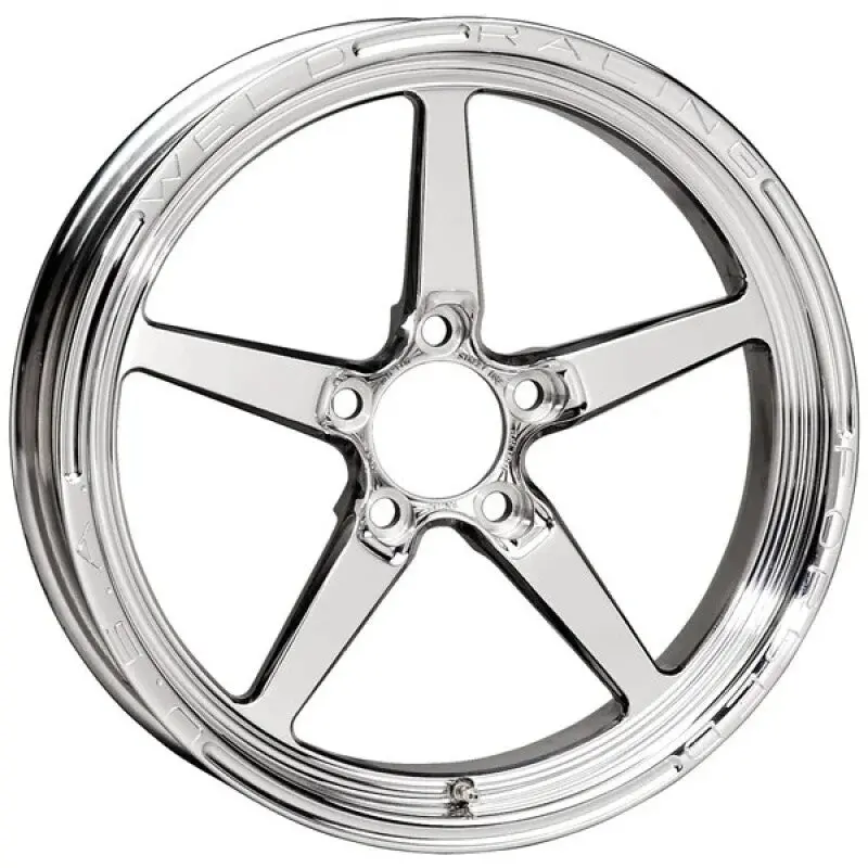 Weld Alumastar 1-Piece 18X6 / 5X115 Bp / 2.7In. Bs Polished Wheel - Non-Beadlock 1