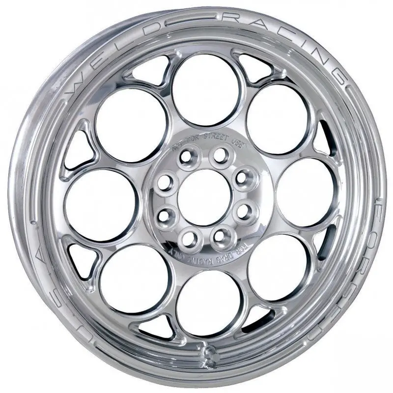 Weld Magnum Import 13X8 / 4X100mm Bp / 5In. Bs Black Wheel - Black Single Beadlock Mt 1