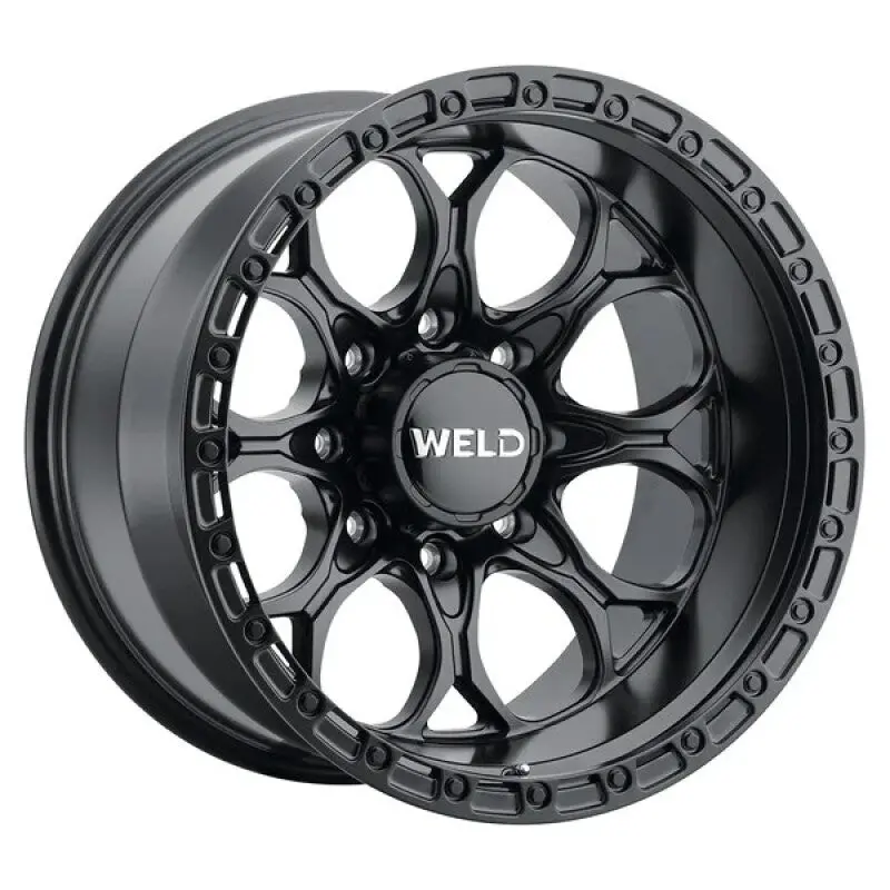 Weld Off-Road 20X9 / Bp 8X165.1 / Et 00 / Bs 5.00 / Ledge 8 Wheels Satin Black / Black Ring 125.1 1