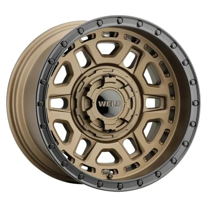 Weld Off-Road Crux 17X9in / 5X114.3 Bp / Et -12 / 78.1Mm Bore - Satin Bronze / Satin Black Wheel 1