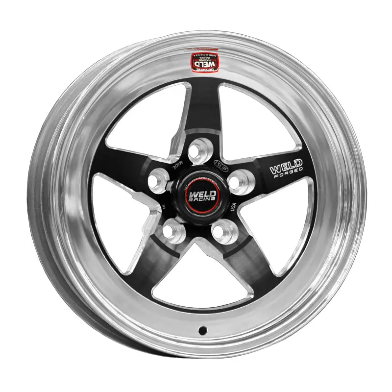 Weld S71 15X15.33 / 5X4.75 Bp / 7.5In. Bs Black Wheel (Low Pad) - Non-Beadlock 1