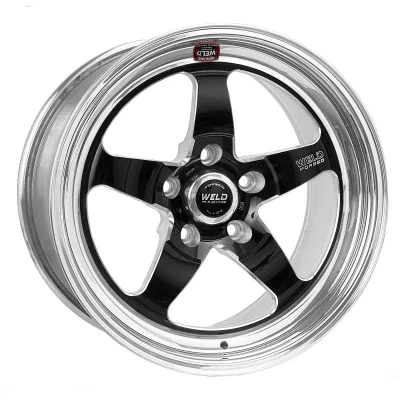 Weld S71 17X8.5 / 5X4.75 Bp / 5.7In. Bs Black Wheel (High Pad) - Non-Beadlock 1