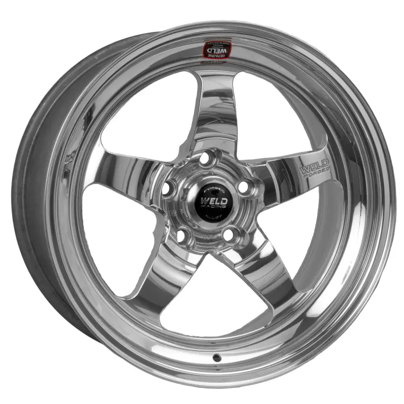 Weld S71 17X8 / 5X4.5 Bp / 4.2In. Bs Polished Wheel (High Pad) - Non-Beadlock 1