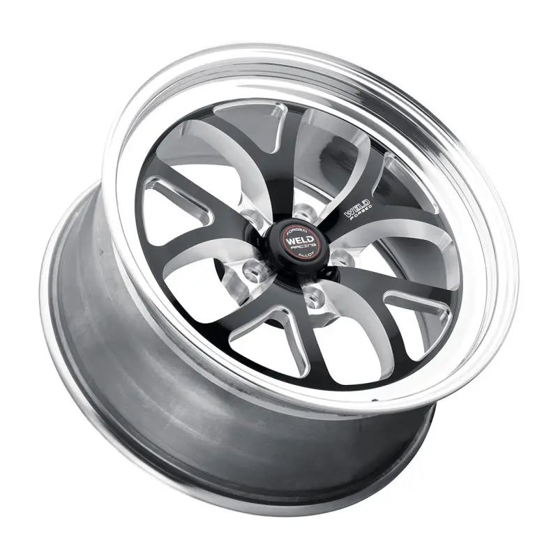 Weld S76 15X12.33 / 5X4.5 Bp / 8.5In. Bs Black Wheel (Low Pad) - Non-Beadlock 2
