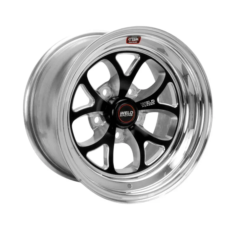 Weld S76 15X7 / 5X4.5 Bp / 4.5In. Bs Black Wheel (Medium Pad) - Non-Beadlock 1