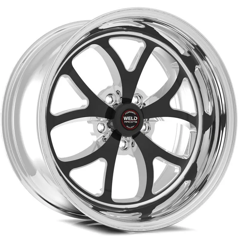 Weld S76 17X9 / 5X120mm Bp / 6.8In. Bs Black Wheel (Medium Pad) - Non-Beadlock 1