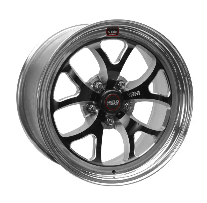 Weld S76 17X9 / 5X4.75 Bp / 4.7In. Bs Black Wheel (High Pad) - Non-Beadlock 1