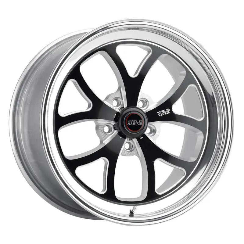 Weld S76 18X10 / 5X115mm Bp / 5.1In. Bs Black Wheel (High Pad) - Non-Beadlock 1