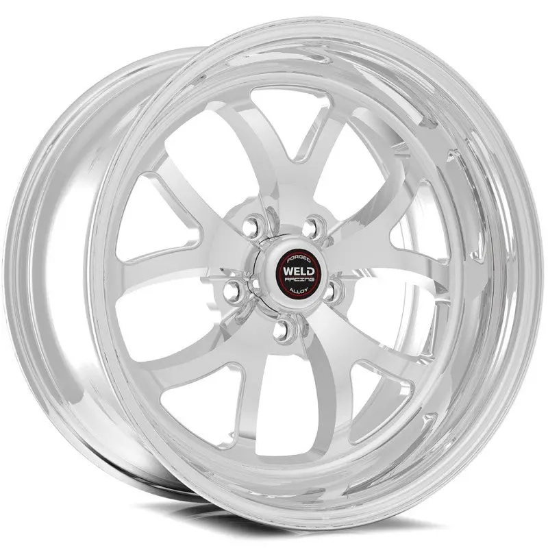 Weld S76 18X5 / 5X120 Bp / 3.2In. Bs Polished Wheel (Medium Pad) - Non-Beadlock 1