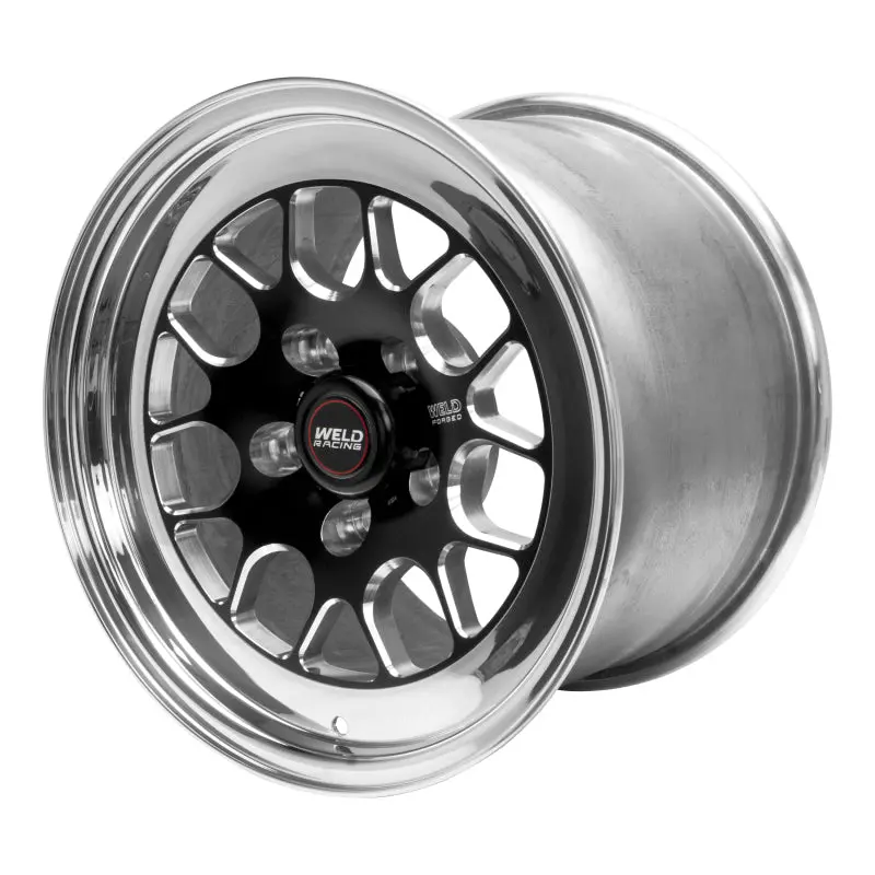 Weld S77 15X9.33 / 5X4.5 Bp / 6.5In. Bs Black Wheel (Low Pad) - Non-Beadlock 1