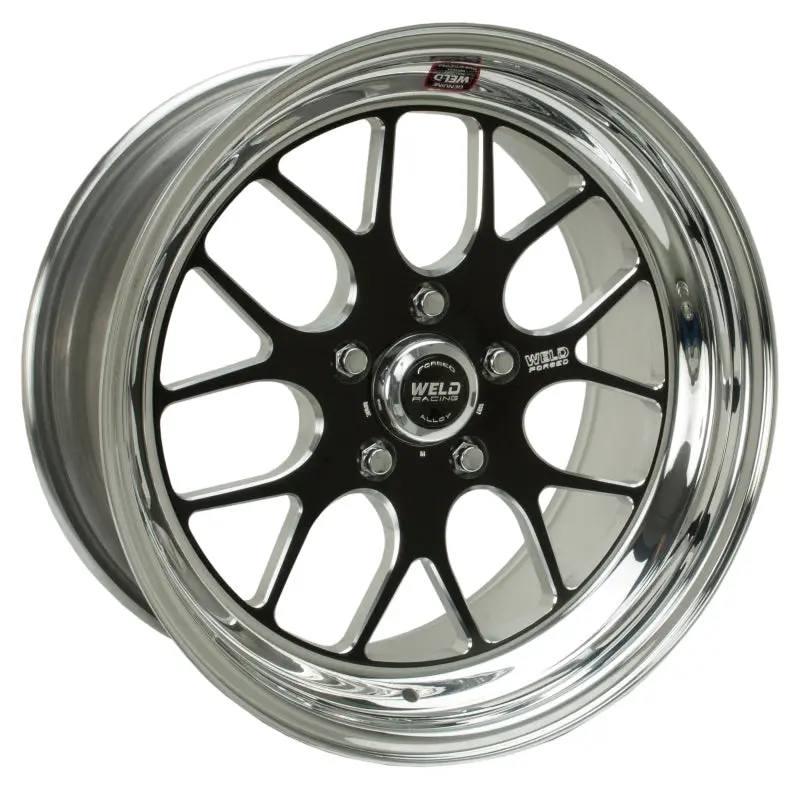 Weld S77 18X12 / 5X4.5 Bp / 3.2In. Bs Black Wheel (Low Pad) - Non-Beadlock 1