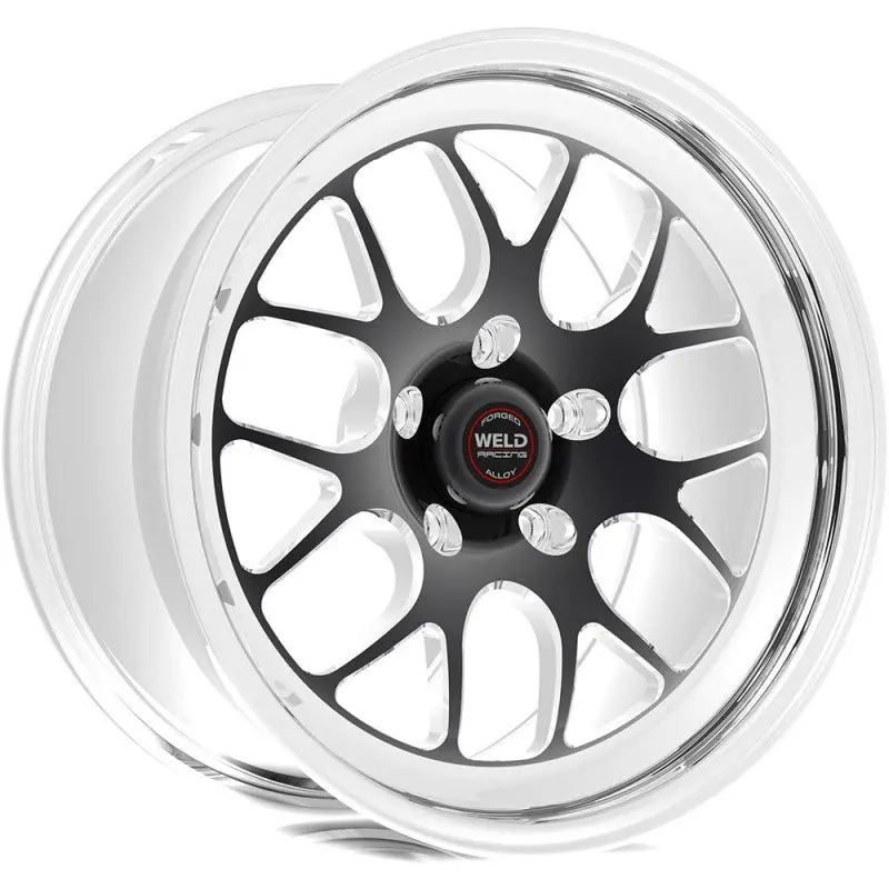 Weld S77 18X9.5 / 5X4.75 Bp / 4.6In. Bs Black Wheel (High Pad) - Non-Beadlock 1