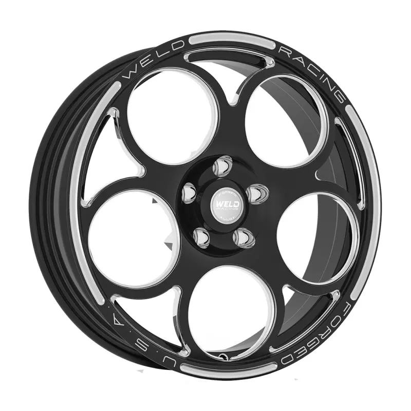 Weld V-Series 18X6 / 5X115 Bp / 2.7In. Bs Black Wheel - Non-Beadlock 1