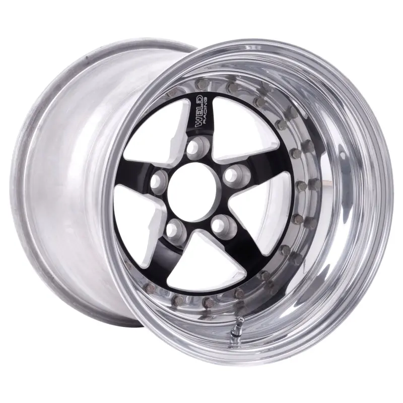 Weld Weldstar 15X9 / 5X4.75 Bp / 5.5In. Bs Black Wheel - Non-Beadlock 1