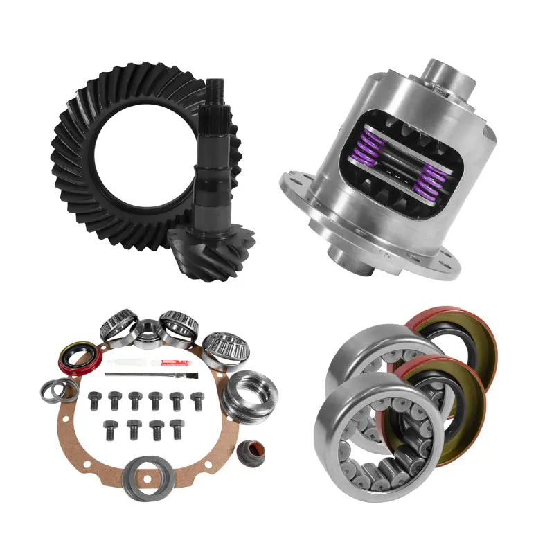 Yukon 8.8In Ford 4.88 Rear Ring & Pinion Install Kit 31 Spline Positraction 2.99In Axle Bearings 1