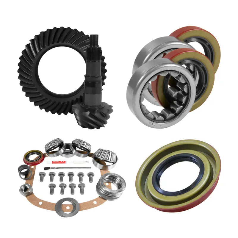 Yukon Gear 7.5In/7.625In Gm 3.08 Rear Ring & Pinion Install Kit 2.25In Od Axle Bearings 1