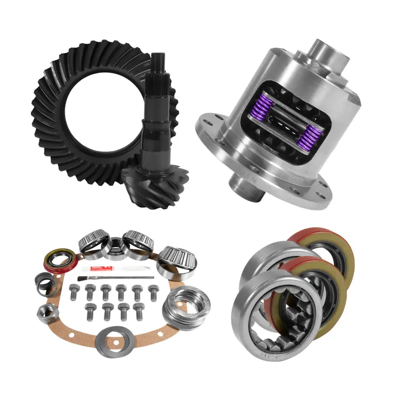 Yukon Gear 7.5In Gm 3.42 Rear Ring & Pinion Install Kit 26 Spline Positraction 2.25In Axle Bearings 1