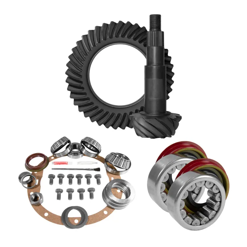 Yukon Gear 8.6In Gm 4.11 Rear Ring & Pinion Install Kit Axle Bearings And Seal 1
