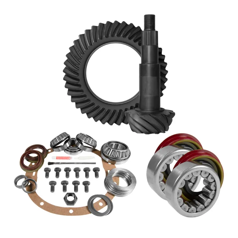 Yukon Gear 8.6In Gm 4.11 Rear Ring & Pinion Install Kit Axle Bearings And Seal 1