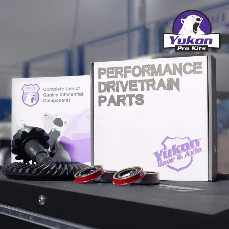 Yukon Gear 8.8In Ford 3.73 Rear Ring & Pinion Install Kit 2.53In Od Axle Bearings And Seals 1