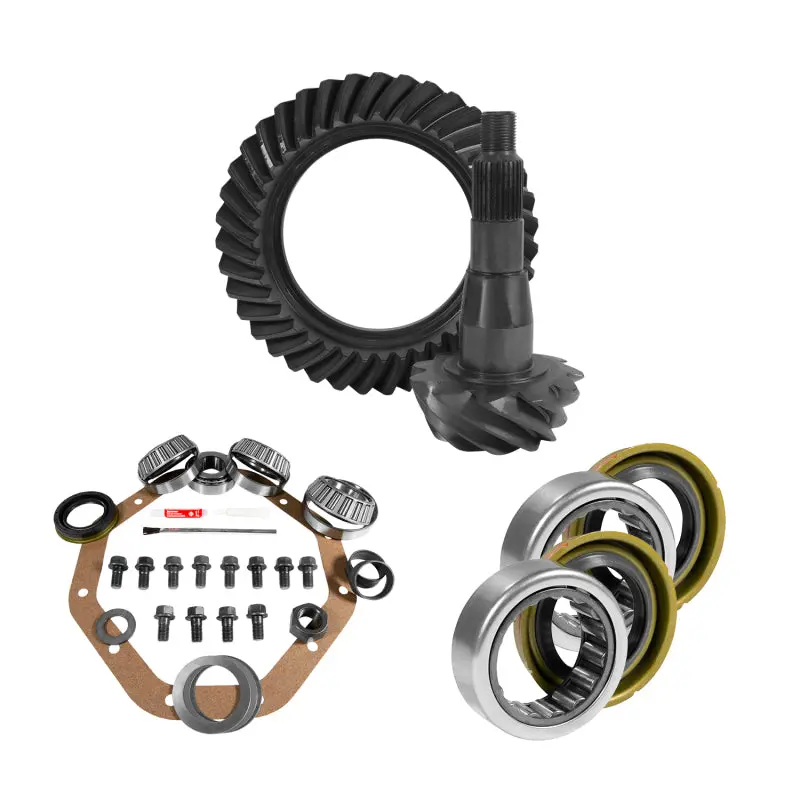 Yukon Gear 9.25In Chy 3.91 Rear Ring & Pinion Install Kit 1.705In Axle Bearings And Seal 1