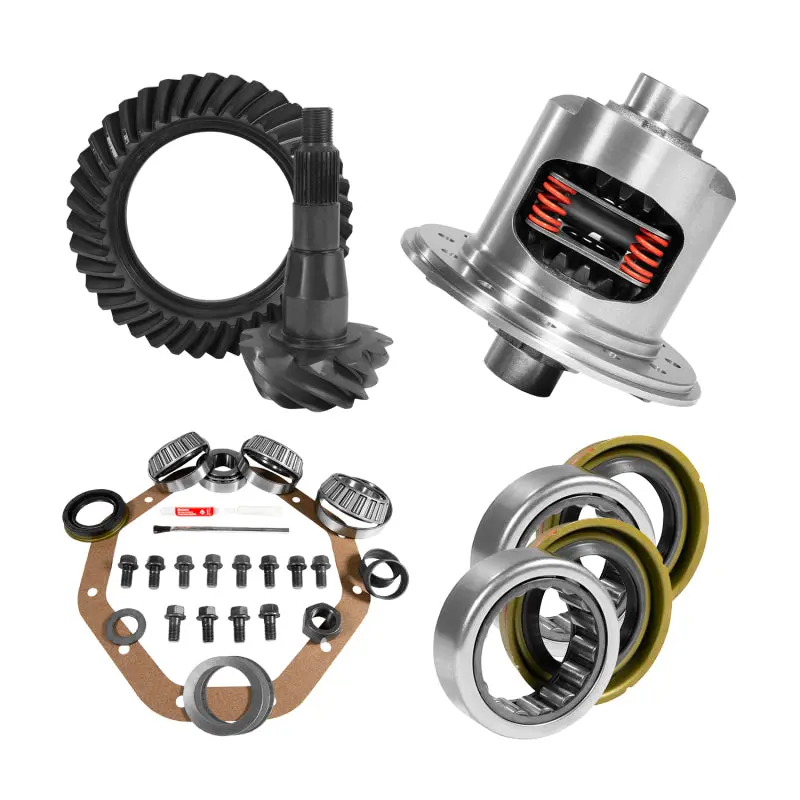 Yukon Gear 9.25In Chy 3.91 Rear Ring & Pinion Install Kit 31 Spline Positraction 1.7In Axle Bearings 1