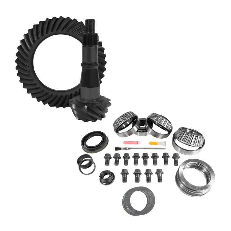Yukon Gear 9.5In Gm 4.56 Rear Ring & Pinion Install Kit Axle Bearings And Seals 1