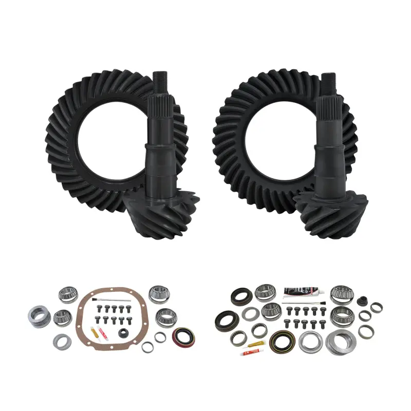 Yukon Gear & Install Kit Package For 00-08 Ford F150 8.8In Front & Rear 4.56 Ratio 1