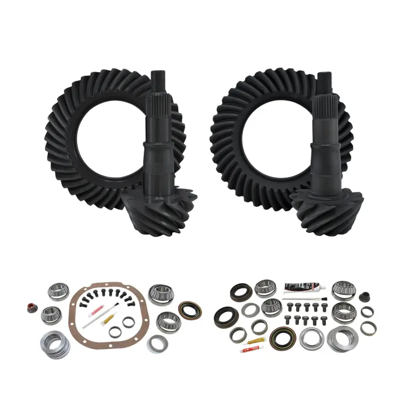 Yukon Gear & Install Kit Package For 15-19 Ford F150 8.8In Front & Rear 4.11 Ratio 1