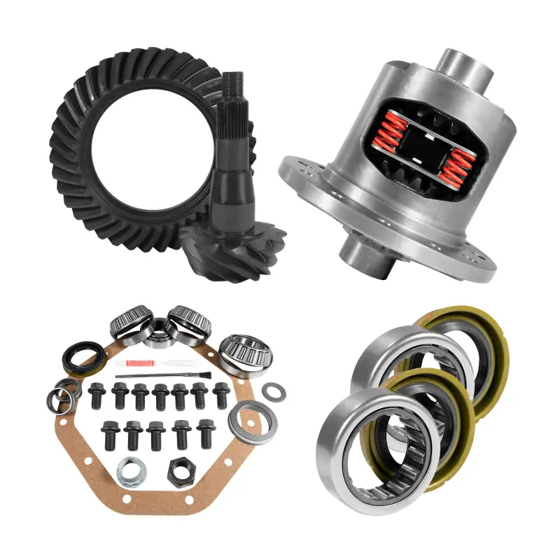 Yukon Gear Zf 9.25In Chy 3.21 Rear Ring & Pinion Install Kit Positraction Axle Bearings And Seals 1