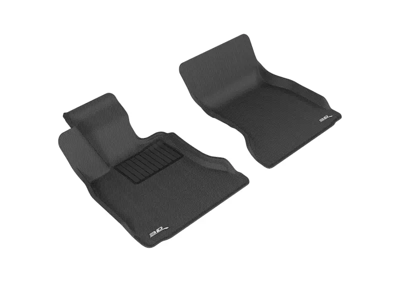 3D Maxpider 2011-2016 Bmw 5 Series F10 Kagu 1St Row Floormat - Black 1