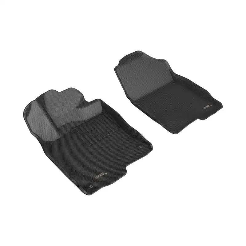 3D Maxpider Kagu All-Weather Floor Mat For 2022 Honda Civic – Front Row Only, Black 1