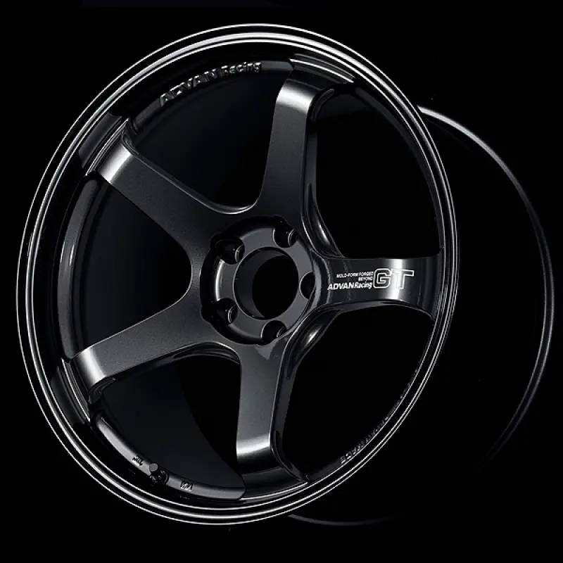 Advan Gt Beyond Racing Wheel – 19×9.5″, +29 Offset, 5×114.3, Titanium Black Finish 1