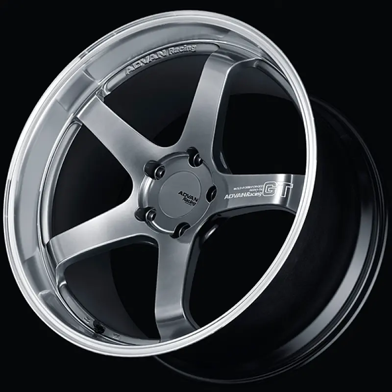 Advan Gt For Porsche 21X11.0 / +60 Offset / 5-130 / 71.8Mm Bore / Machining & Hyper Platinum Black 1