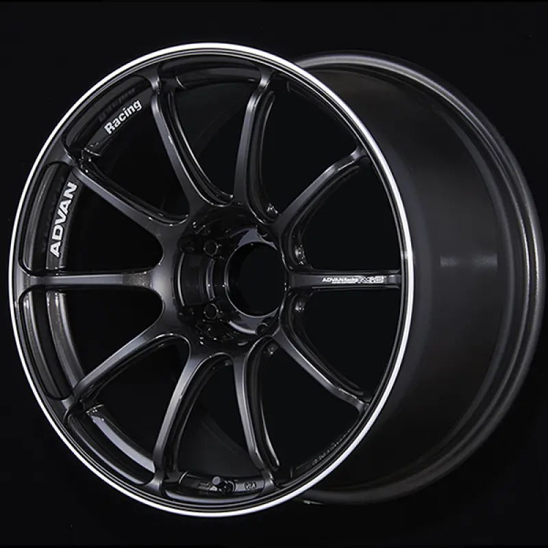 Advan Rsiii 19X8.0 / +45 Offset / 5-114.3 / 73Mm Bore / Black Gunmetallic & Ring 1