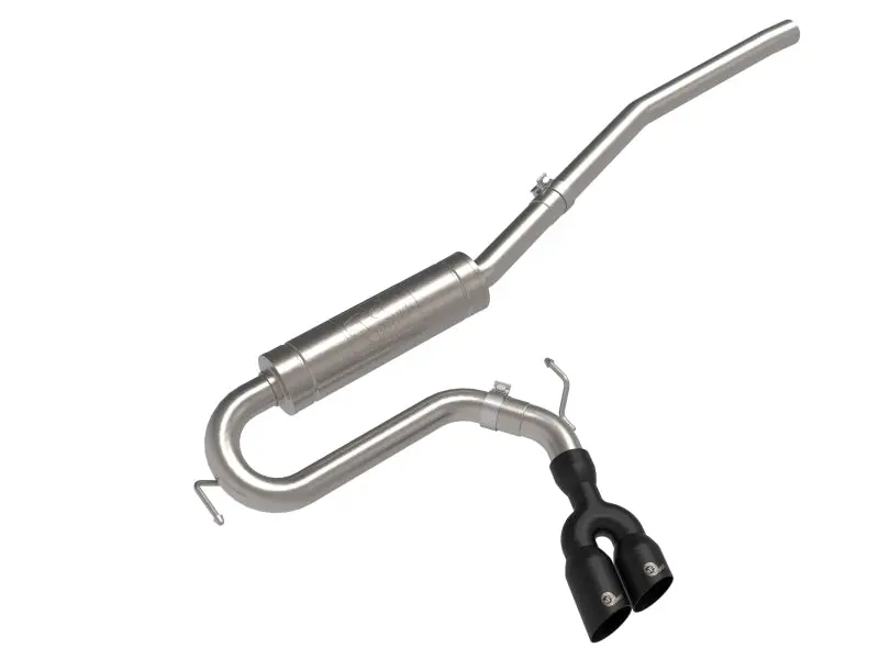 Afe Rebel Series Cat-Back Exhaust For 2022 Ford Maverick – 2.5" 409 Stainless Steel, Black Tip 1
