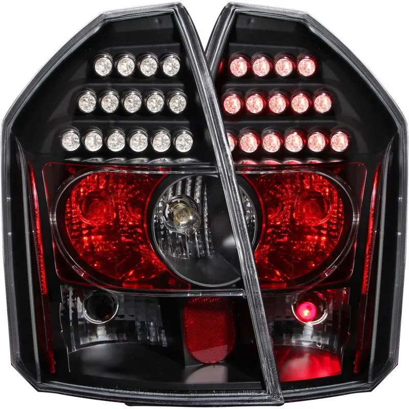Anzo Led Black Taillights For 2005–2007 Chrysler 300C 1