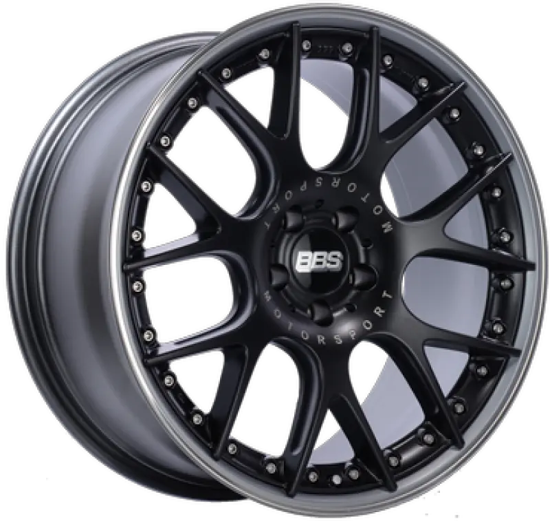 Bbs Ch-Rii 22X10.5″ Satin Black Center / Platinum Lip Wheel – 5X112, Et15, 82Mm Hub Bore 1